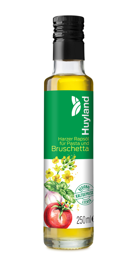 Harzer Rapsöl für Pasta und Bruschetta